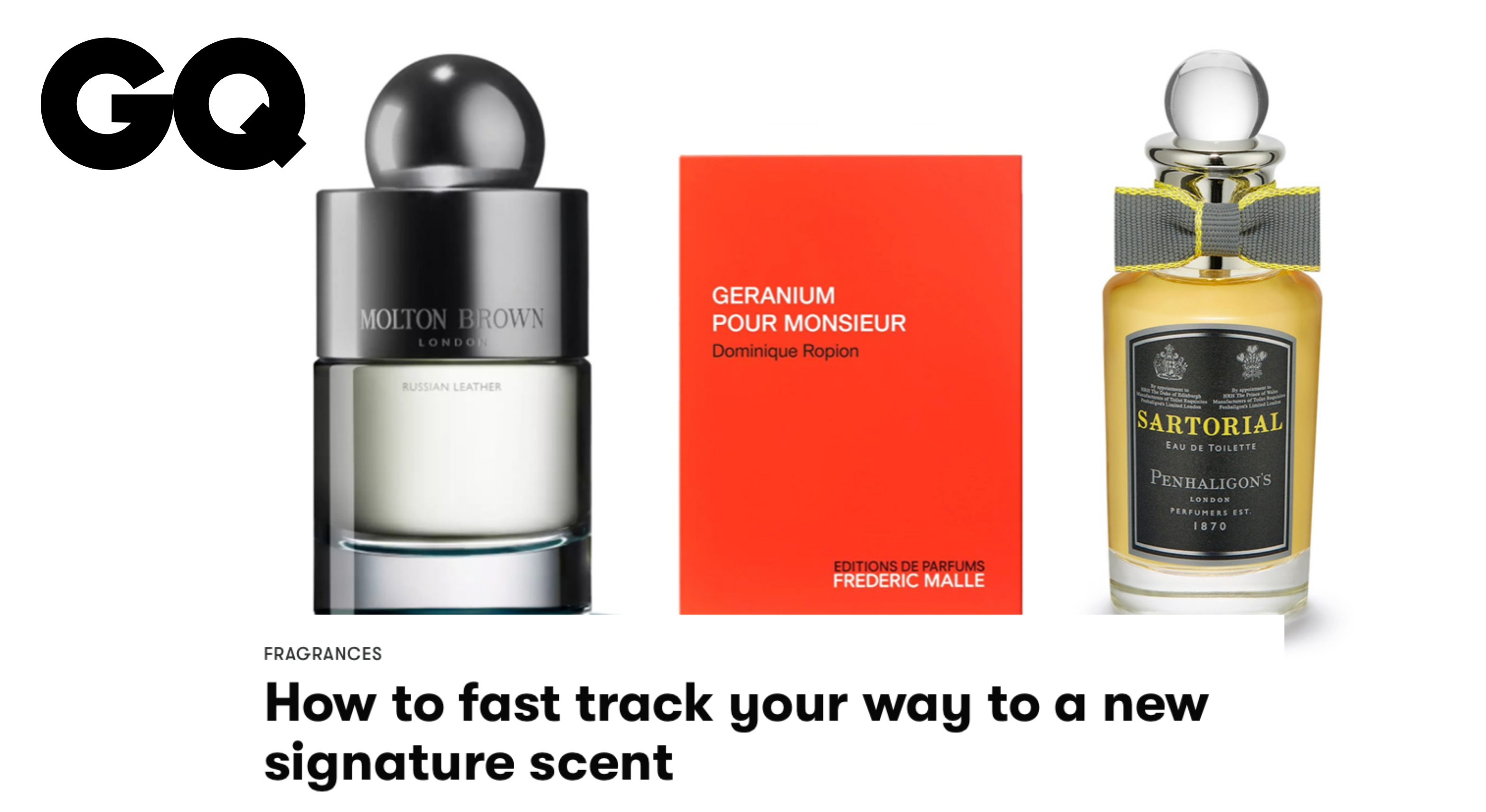 GQ: How to fast track your way to a new signature scent